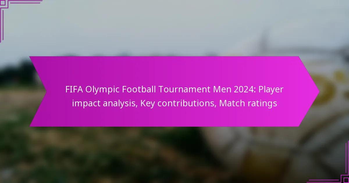 FIFA Olympic Football Tournament Men 2024: Player impact analysis, Key contributions, Match ratings
