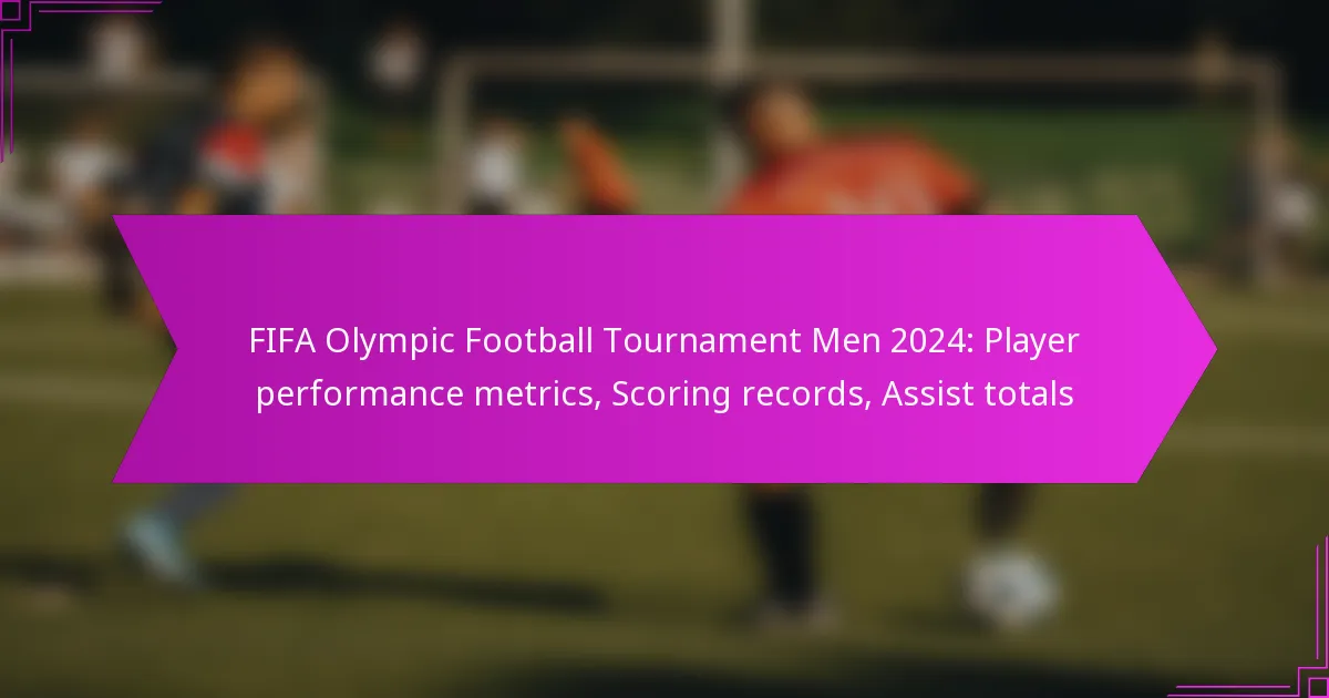 FIFA Olympic Football Tournament Men 2024: Player performance metrics, Scoring records, Assist totals